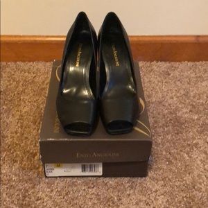 Enzo Angiolini open toe heels